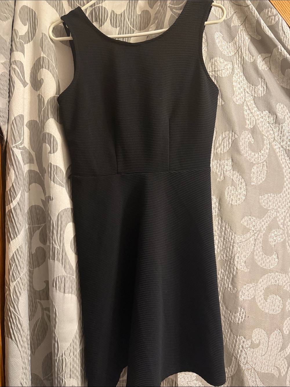 Classic Black Sleeveless A-Line Dress